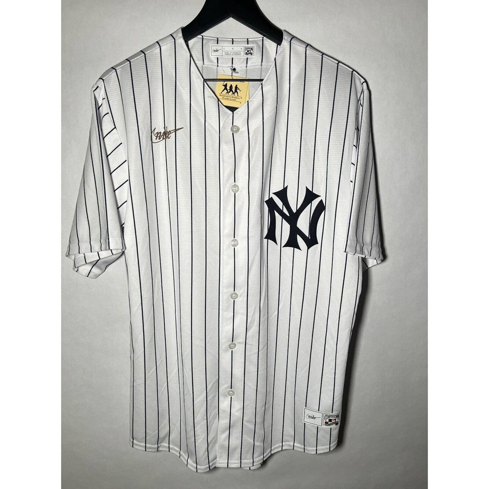 New Babe Ruth New York Yankees Nike Cooperstown Collection Player Jersey Men's L